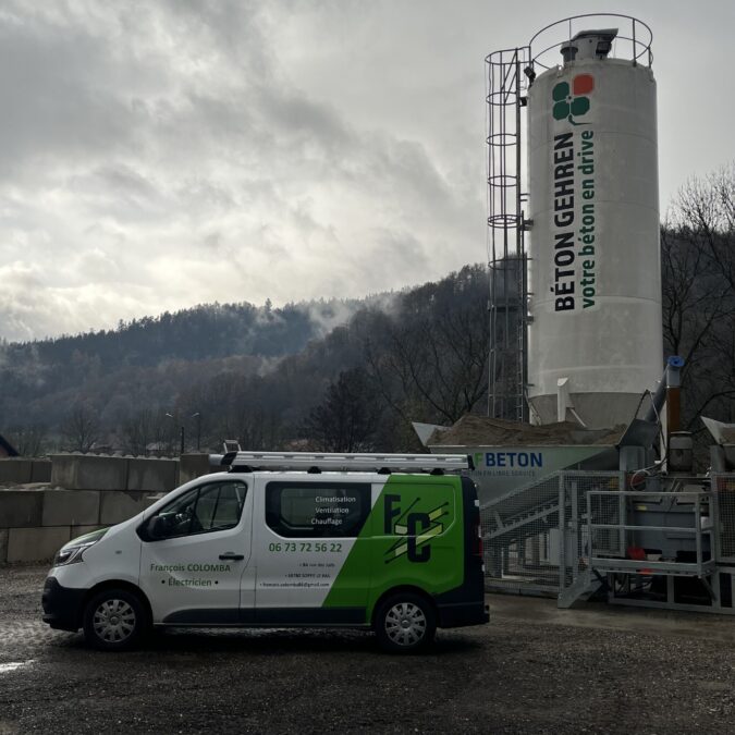 Alimentation d’une centrale b&eacute;ton &agrave; Moosch Wittenheim 0
