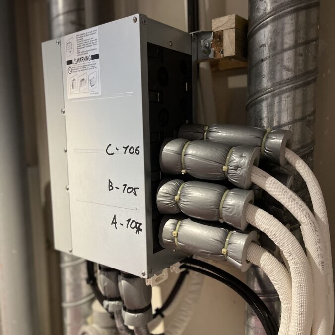 Installation de climatisations MITSUBISHI dans les 14 chambres d’un h&ocirc;tel &agrave; Eguisheim Rixheim 2