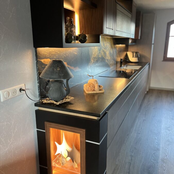 Eclairage d’une cuisine &agrave; Soppe le Bas Audincourt 3