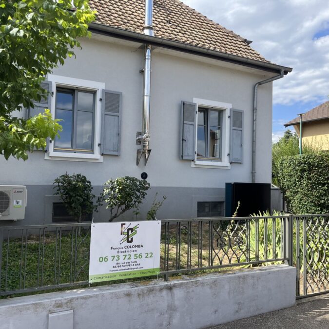 Pose d’une pompe &agrave; chaleur haute temp&eacute;rature DAIKIN ALTHERMA &agrave; Mulhouse Dornach Audincourt 0