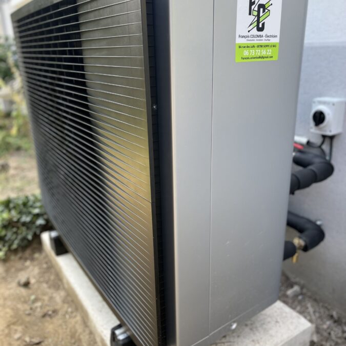 Pose d’une pompe &agrave; chaleur haute temp&eacute;rature DAIKIN ALTHERMA &agrave; Mulhouse Dornach Riedisheim 1